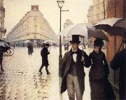 Gustave Caillebotte A Rainy Day oil on canvas